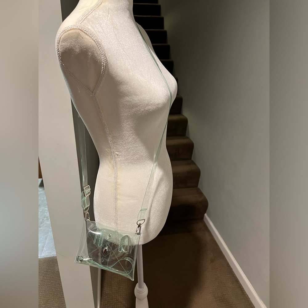 Clear Stadium Bag! Small - cross body.